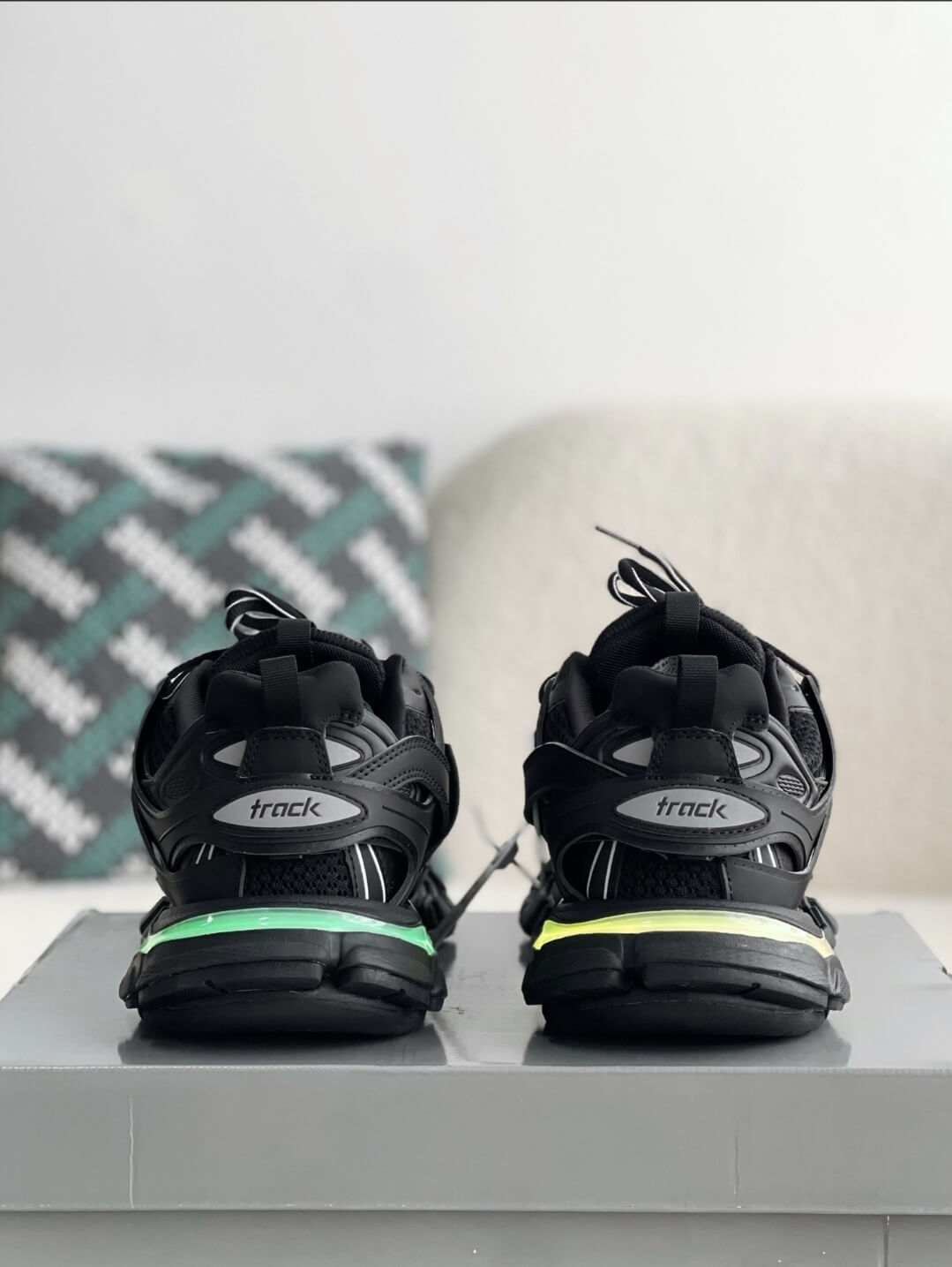 Balenciaga Track Sneaker – Black & White – HolloShoe
