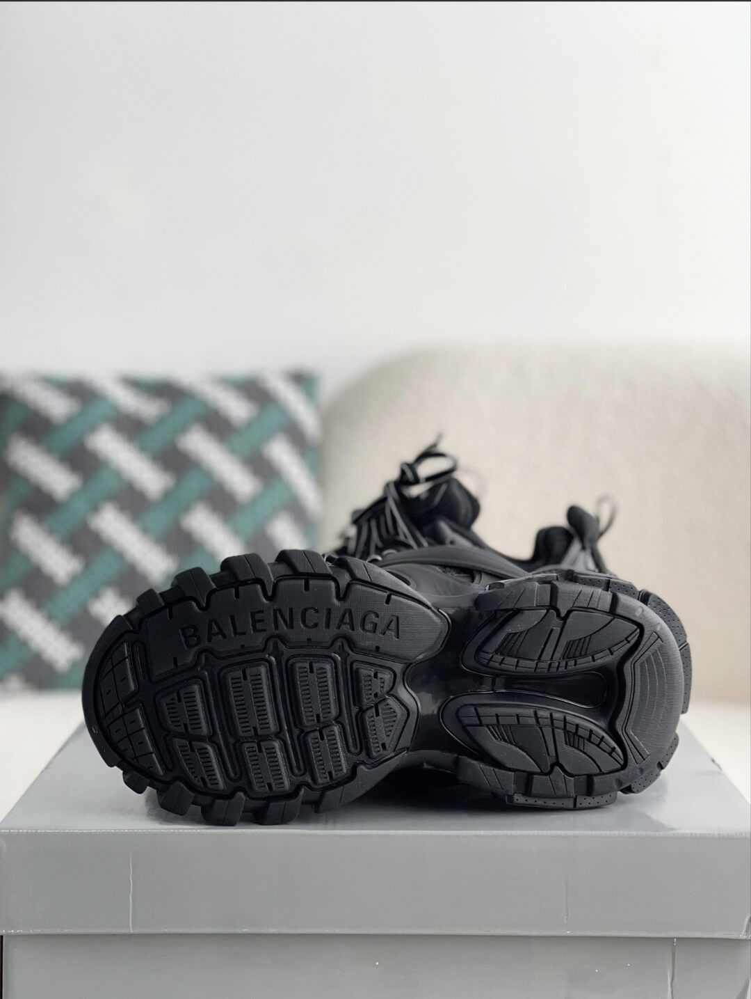 Balenciaga Track Sneaker – Black & White – HolloShoe