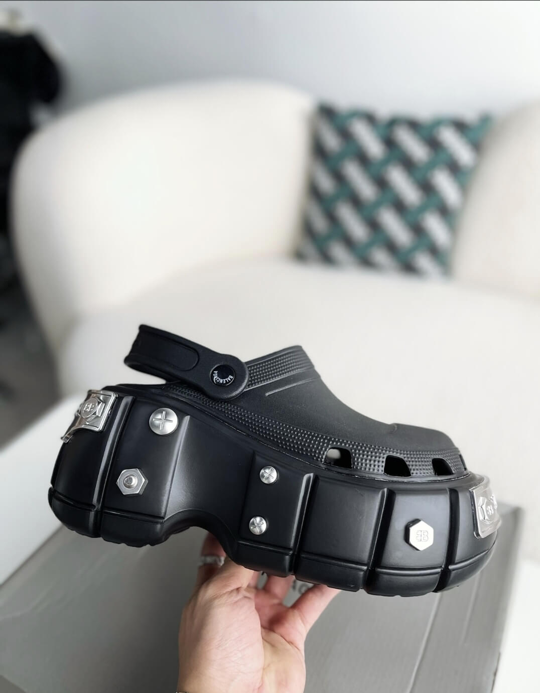 Balenciaga x Crocs HardCrocs Sandal – Black Matte