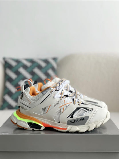 Balenciaga Track White Orange Sneakers