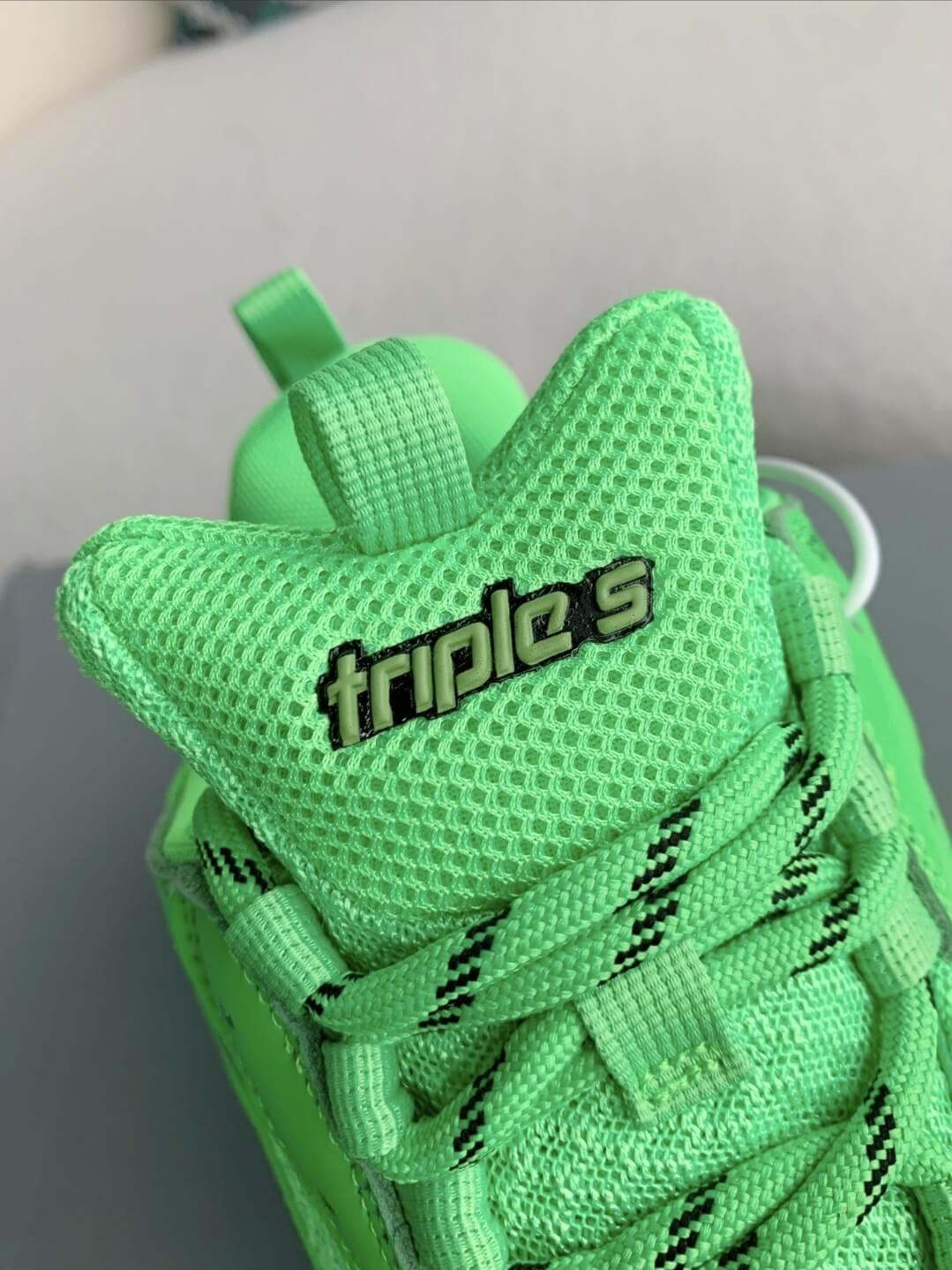 Shops balenciaga triple s lime