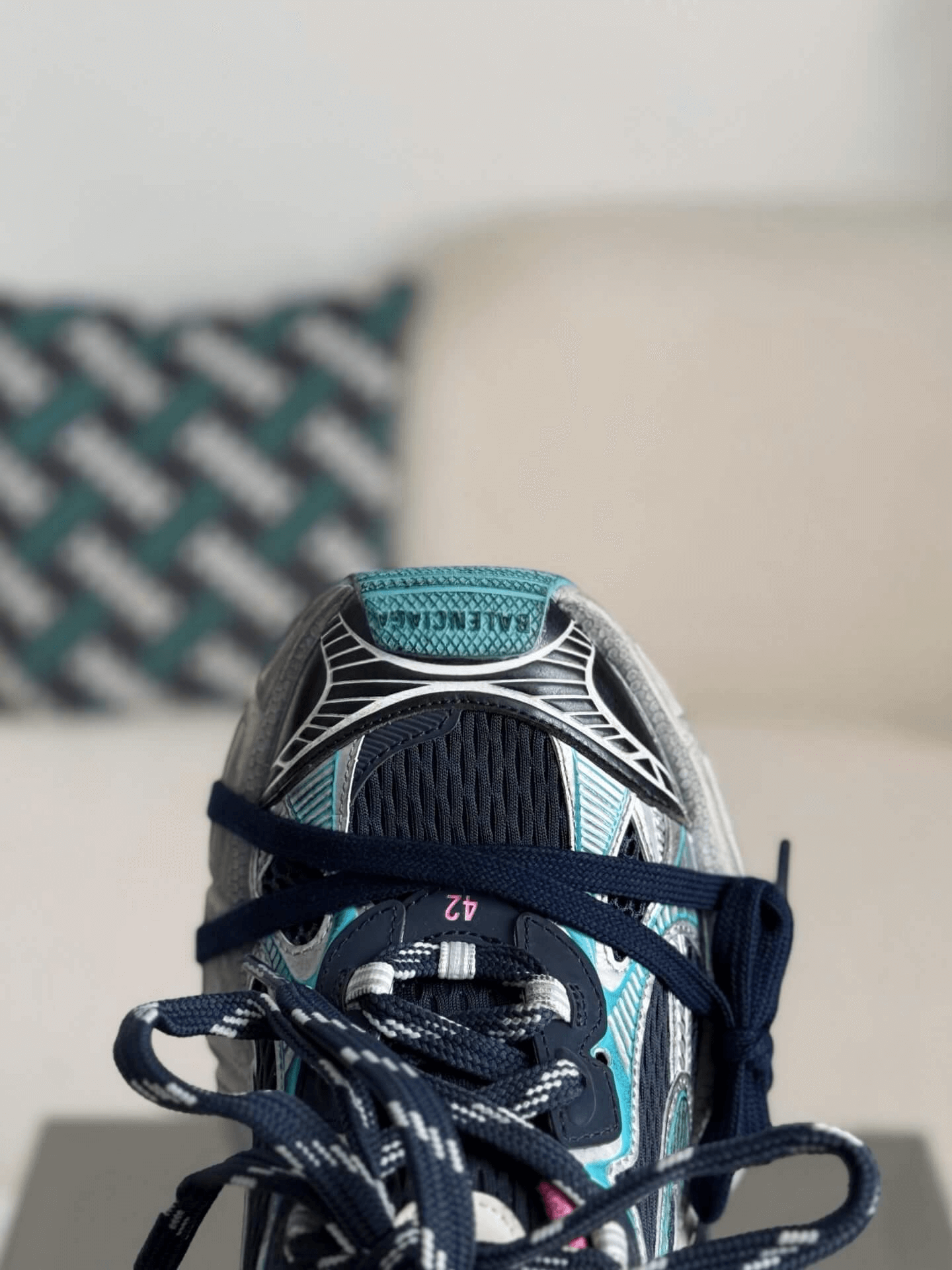 Balenciaga 3XL Sneaker – Navy, Silver & Pink