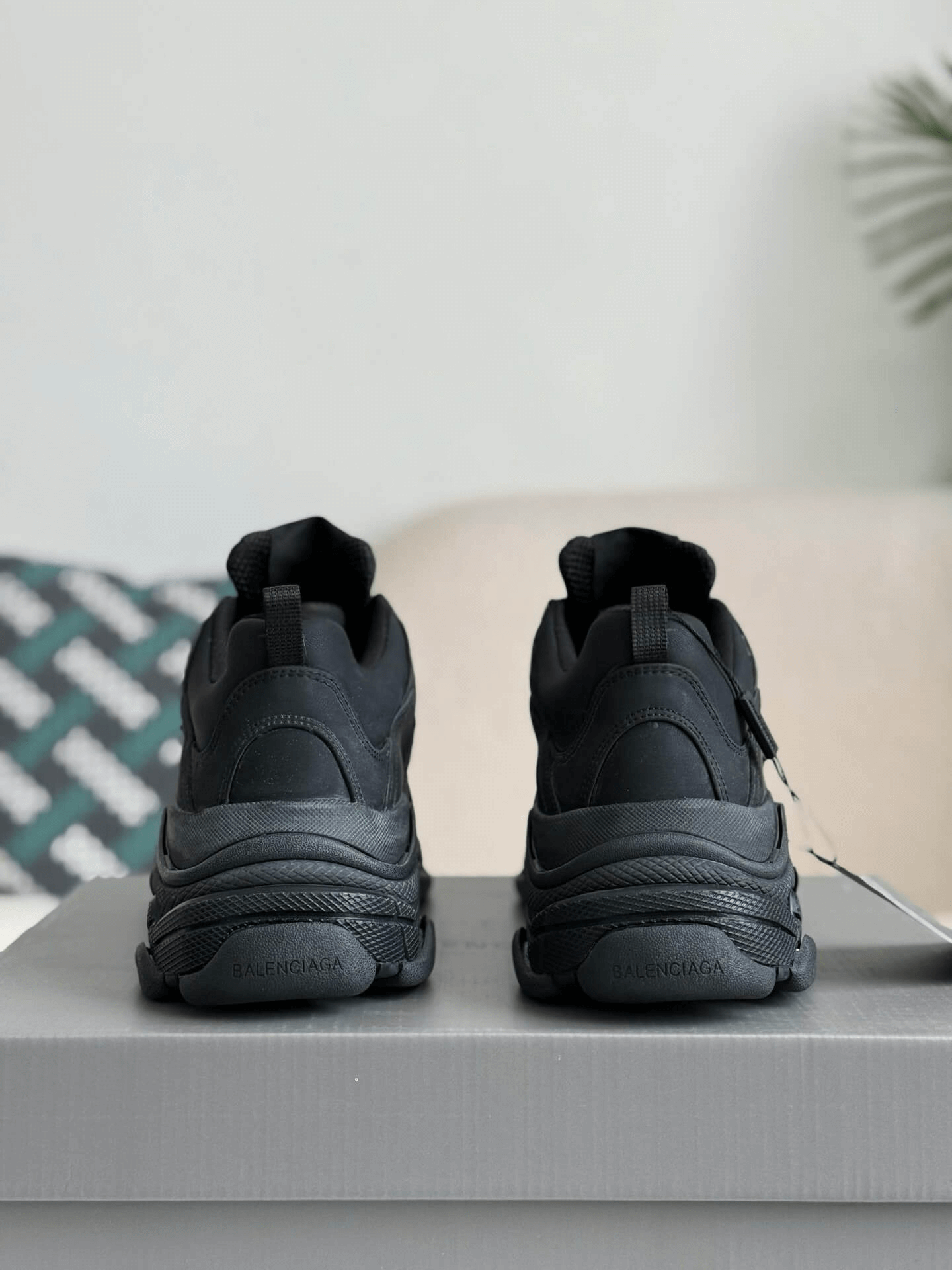 Balenciaga Triple S Sneaker – Full Black Nubuck & Mesh