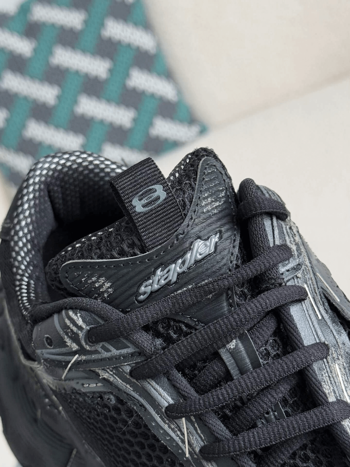 Balenciaga Stapler Trainers in Black