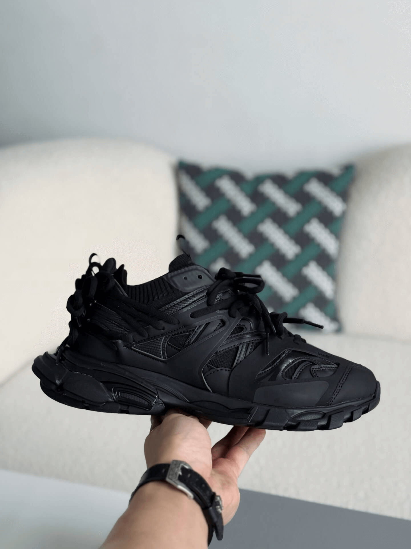 Balenciaga Track Sneaker Black – HolloShoe Balenciaga Track Sneaker Black – HolloShoe