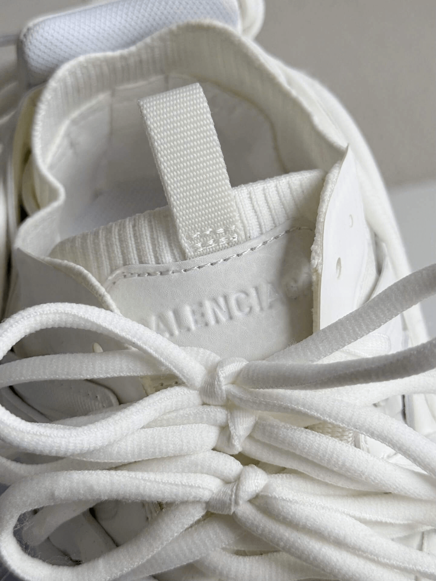 Balenciaga Track Sneaker in White Mesh and Nylon