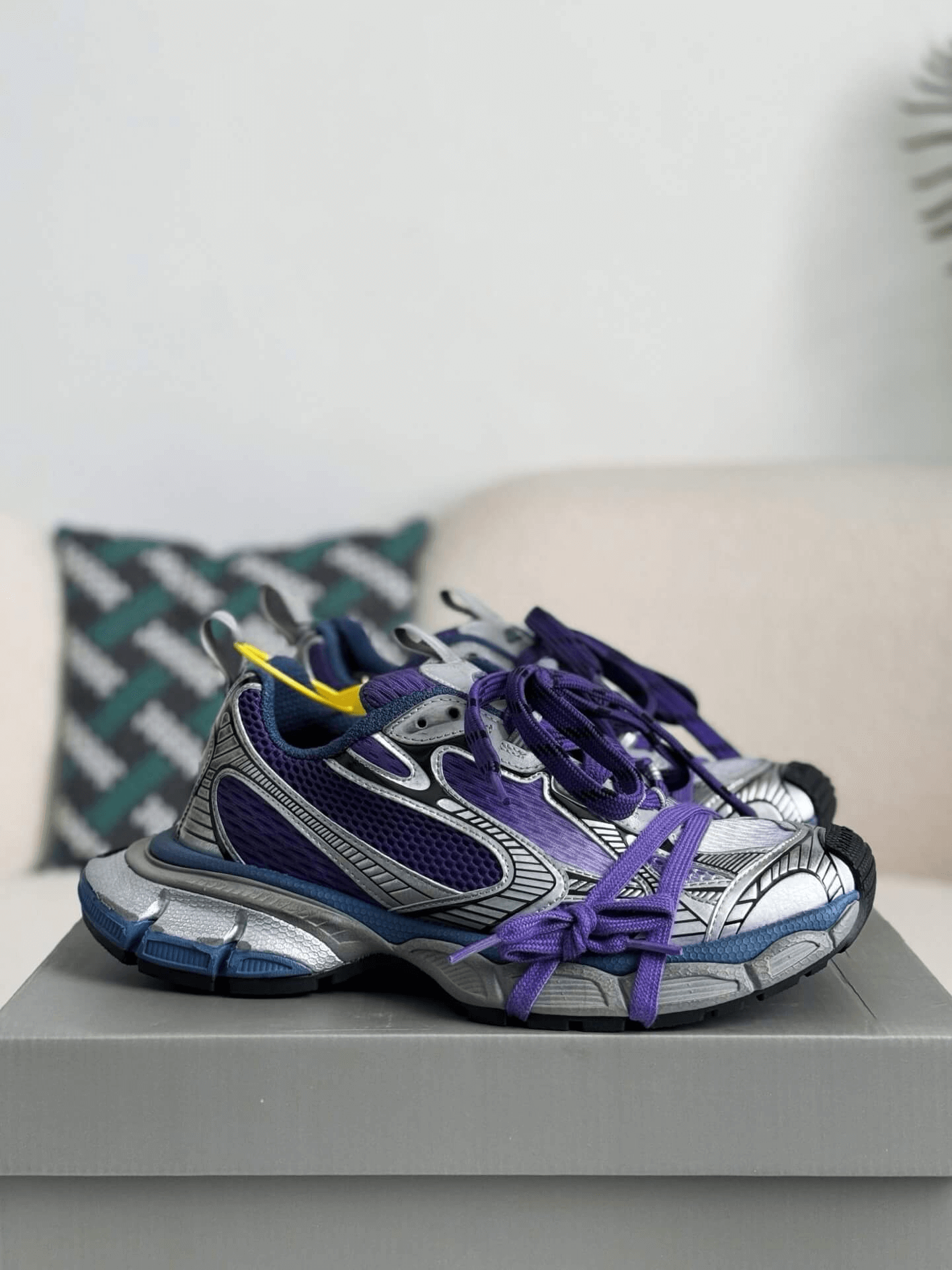 Balenciaga 3XL Sneaker – Purple, Silver & Blue