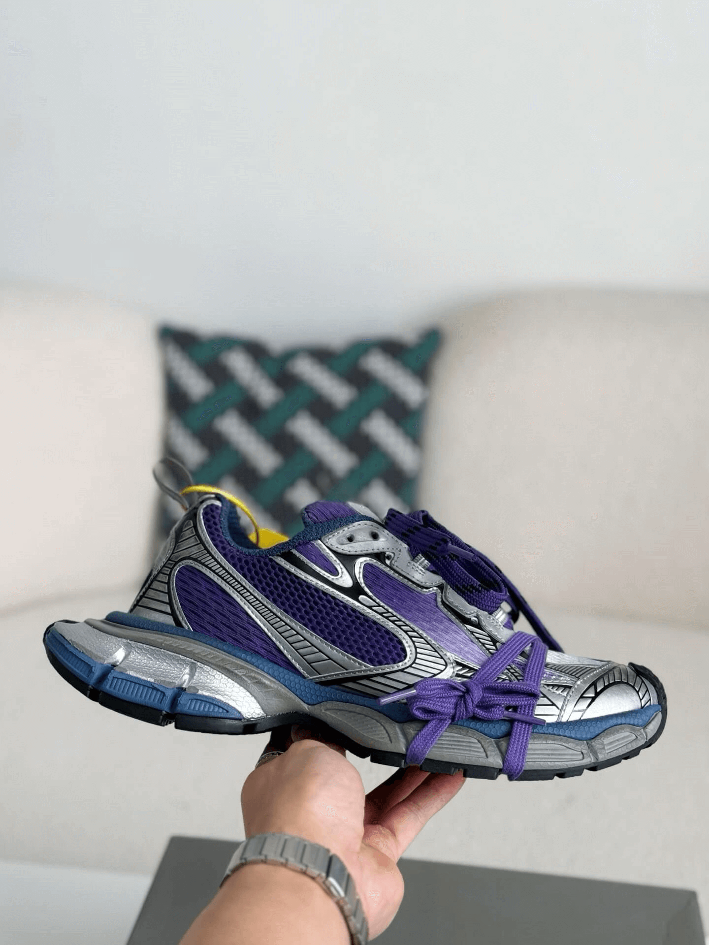 Balenciaga 3XL Sneaker – Purple, Silver & Blue