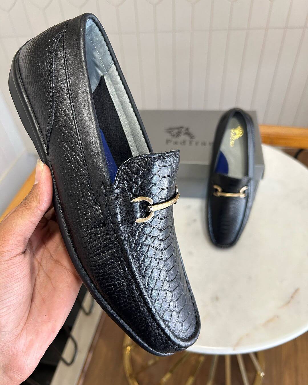 Regal Croc Bit Loafers