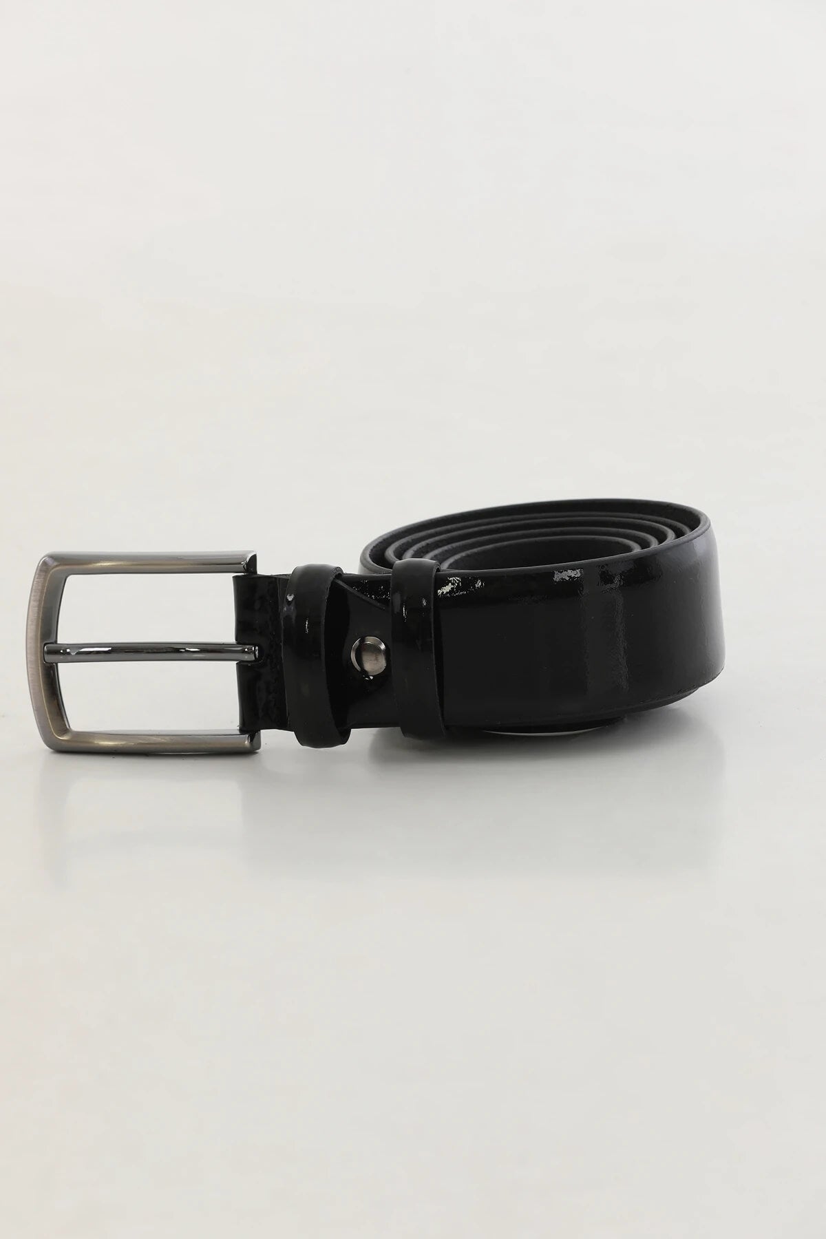 Men s Genuine Patent Leather Dress Belt