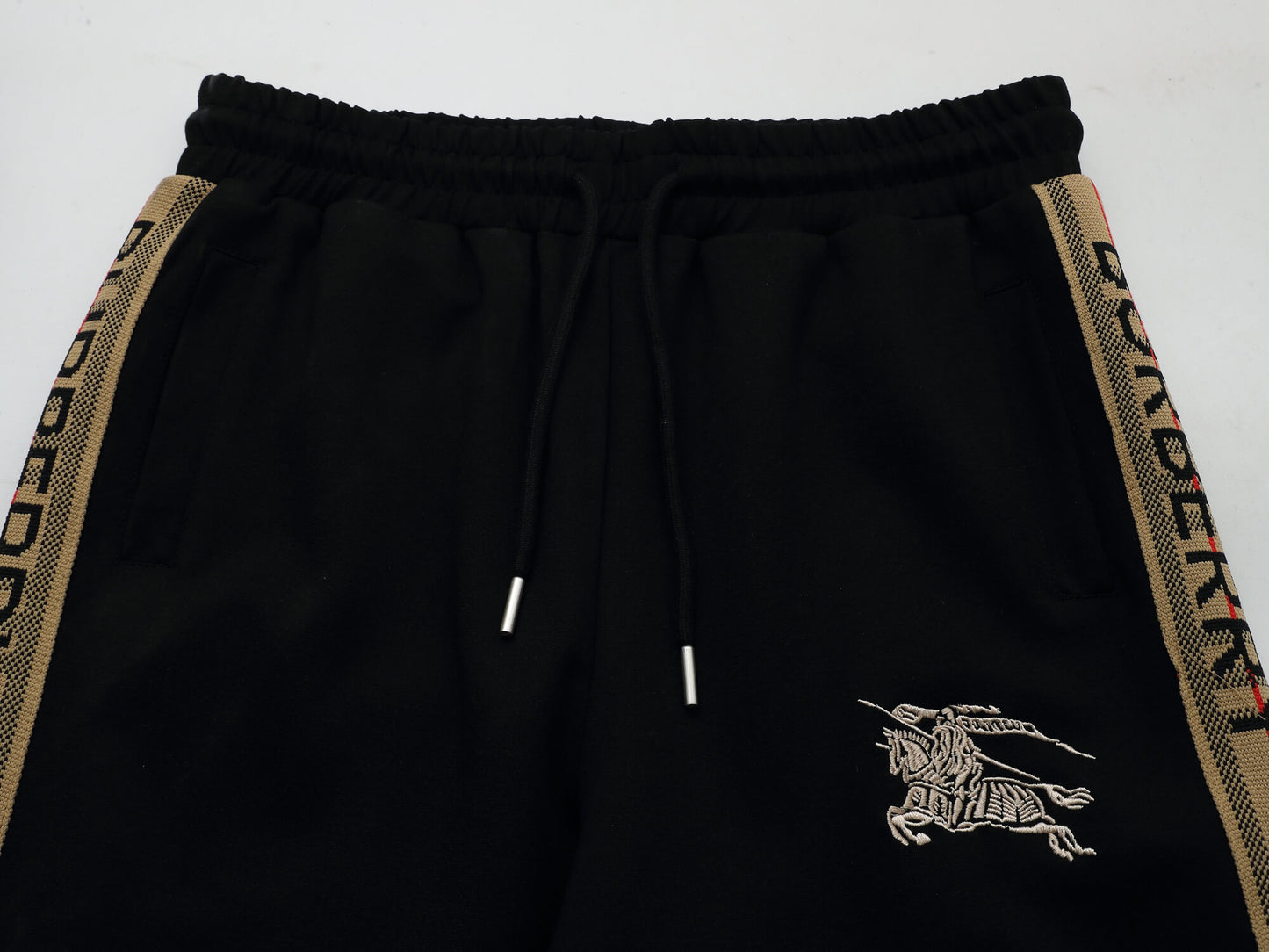 Burberry Equine Knight Design Logo Tape Tracksuit Black
