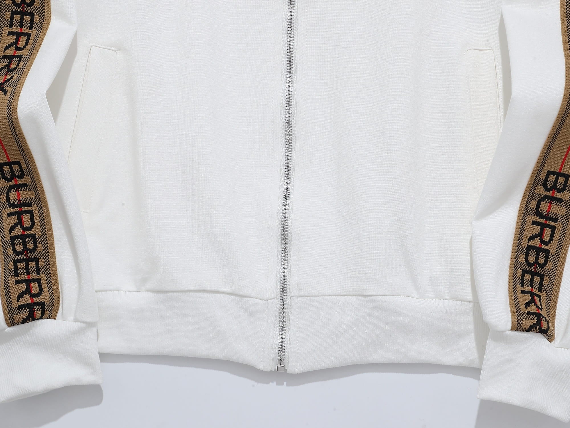 Burberry Vintage Check Trim Tracksuit - White EKD Embroidered