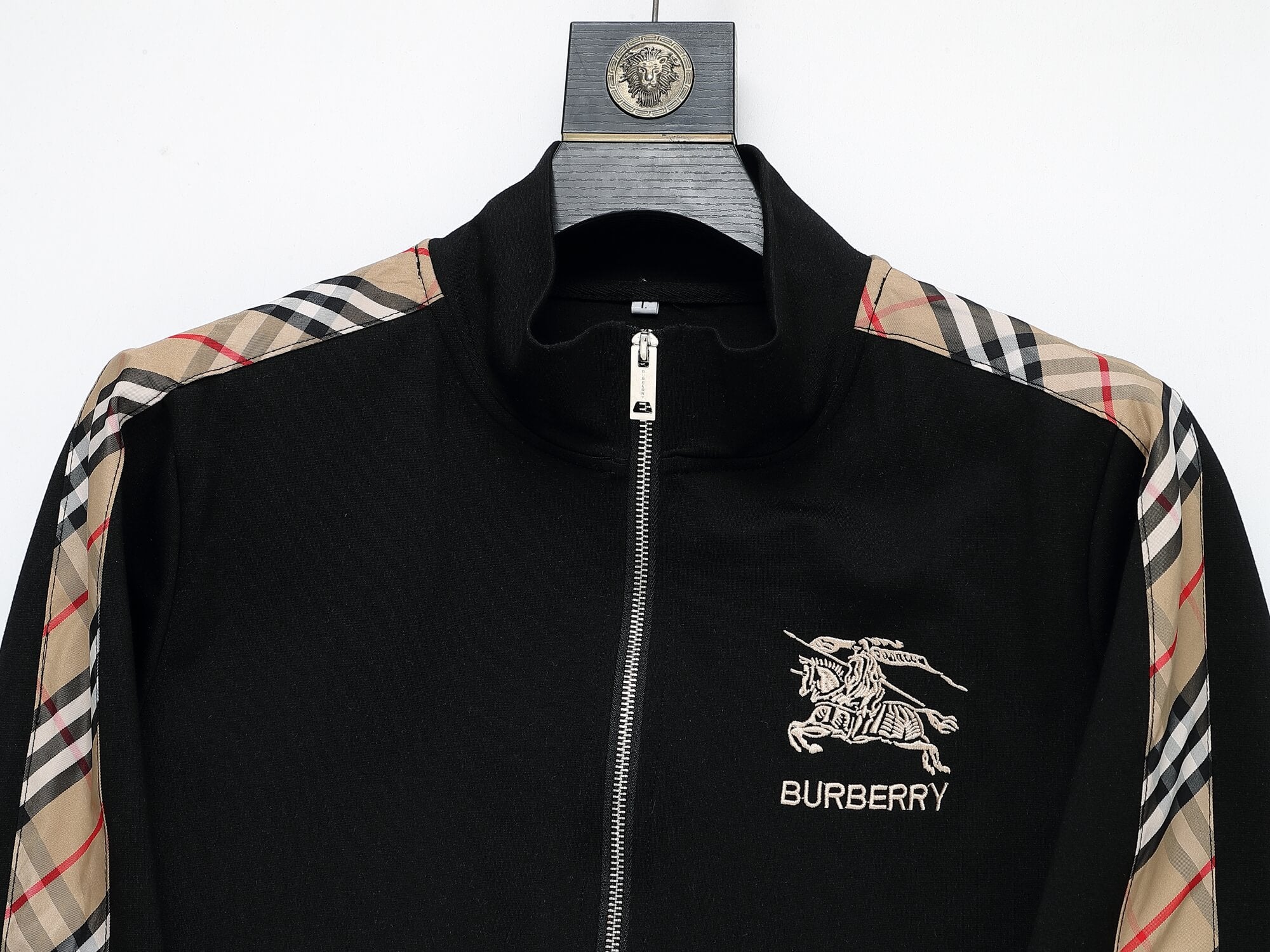 Burberry Vintage Check Tape EKD Technical Tracksuit Black – Hollo Shoe