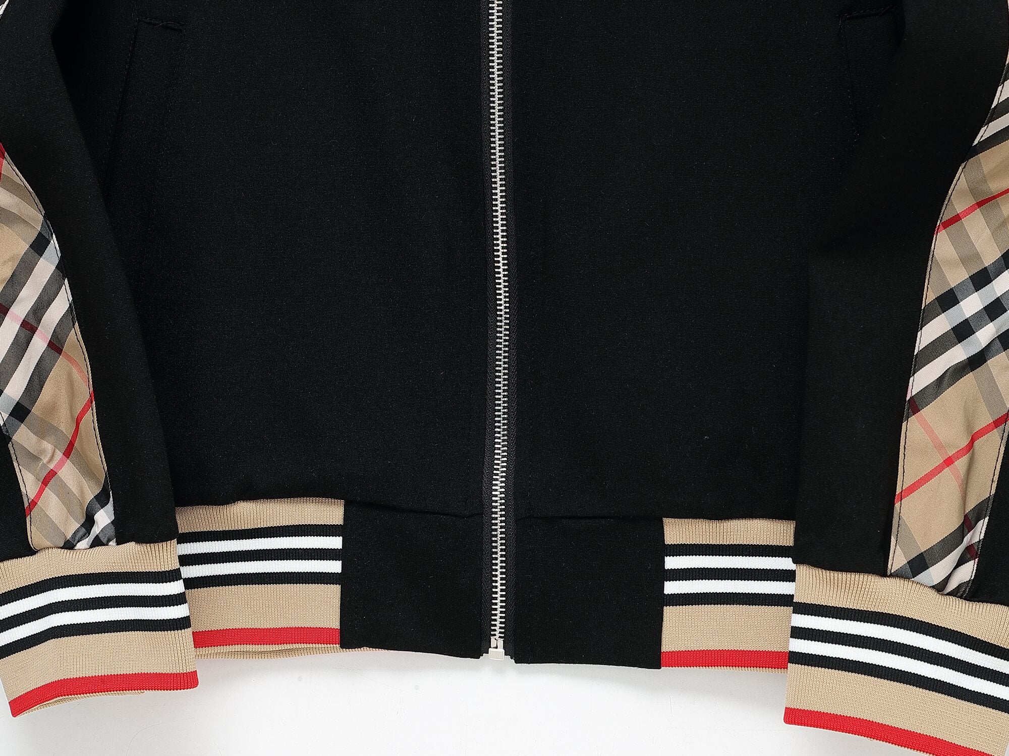 Burberry Vintage Check Tape EKD Technical Tracksuit Black – Hollo Shoe
