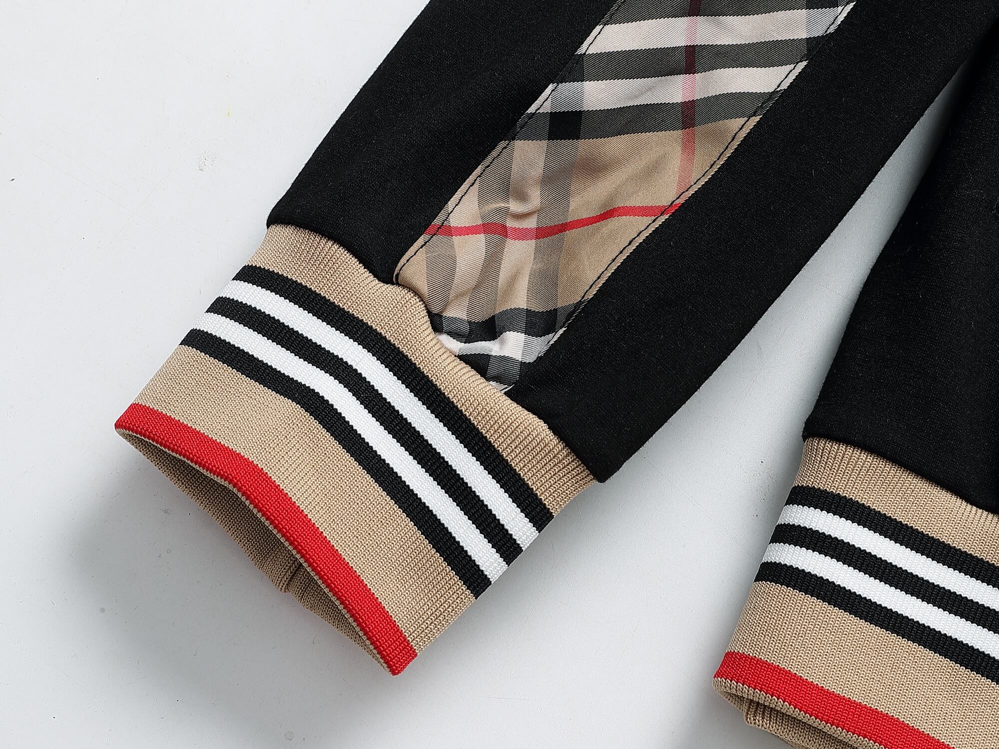 Burberry Vintage Check Tape EKD Technical Tracksuit Black – Hollo Shoe