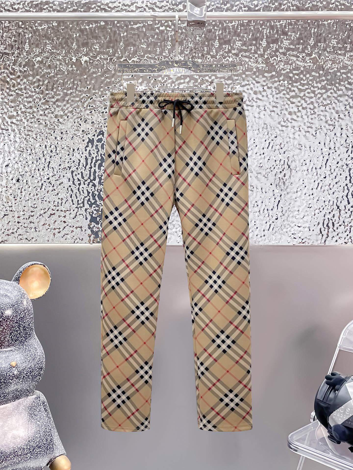 Burberry Vintage Check Technical Jersey Tracksuit Archive Beige