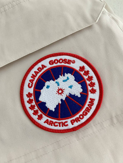 Canada Goose Expedition Parka Cream Down Jacket