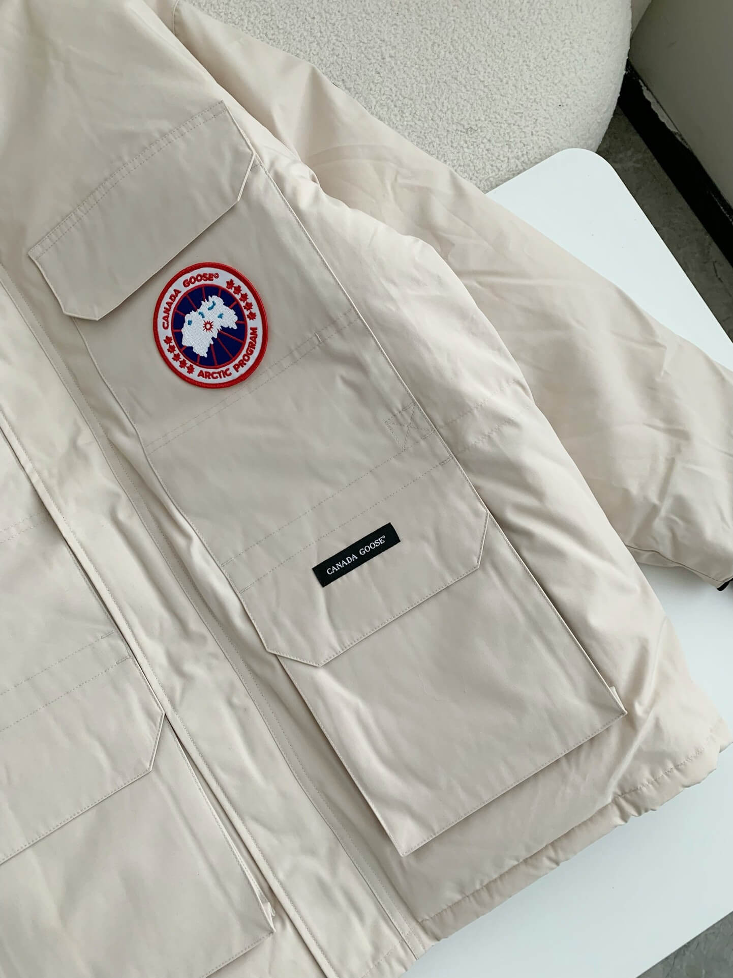 Canada goose white expedition parka online