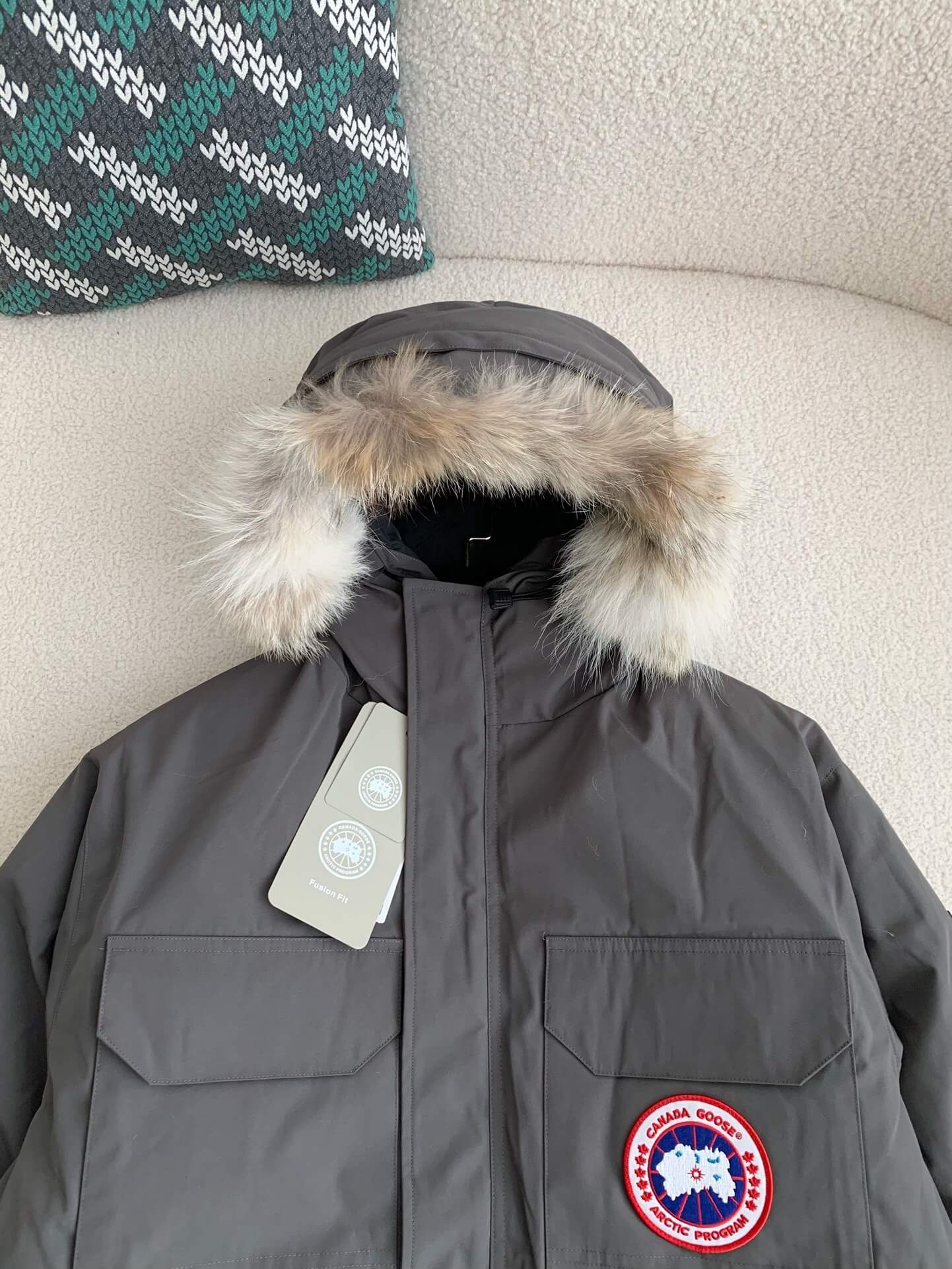 Canada Goose Expedition Parka Graphite Grey Down Jacket