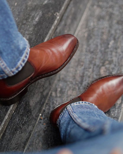 Urban Brown Chelsea Boots