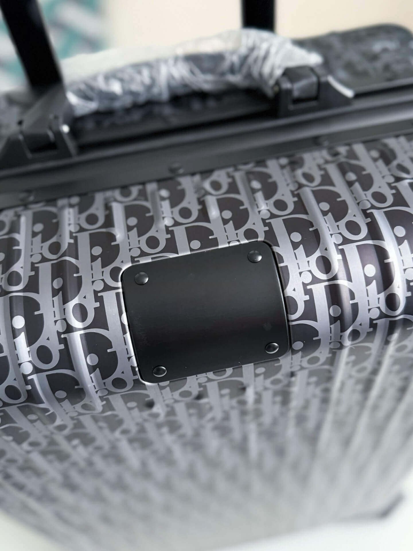 DIOR AND RIMOWA Carry-On Suitcase - Black Dior Oblique Aluminum