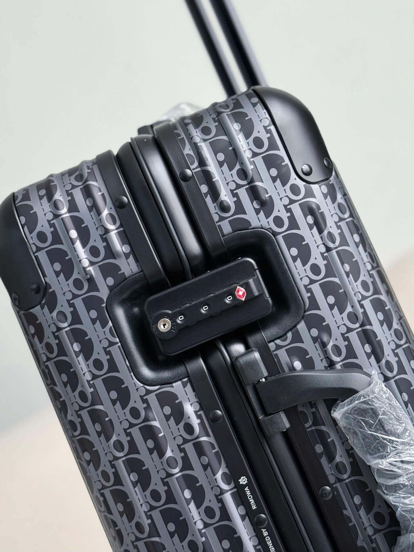 DIOR AND RIMOWA Carry-On Suitcase - Black Dior Oblique Aluminum