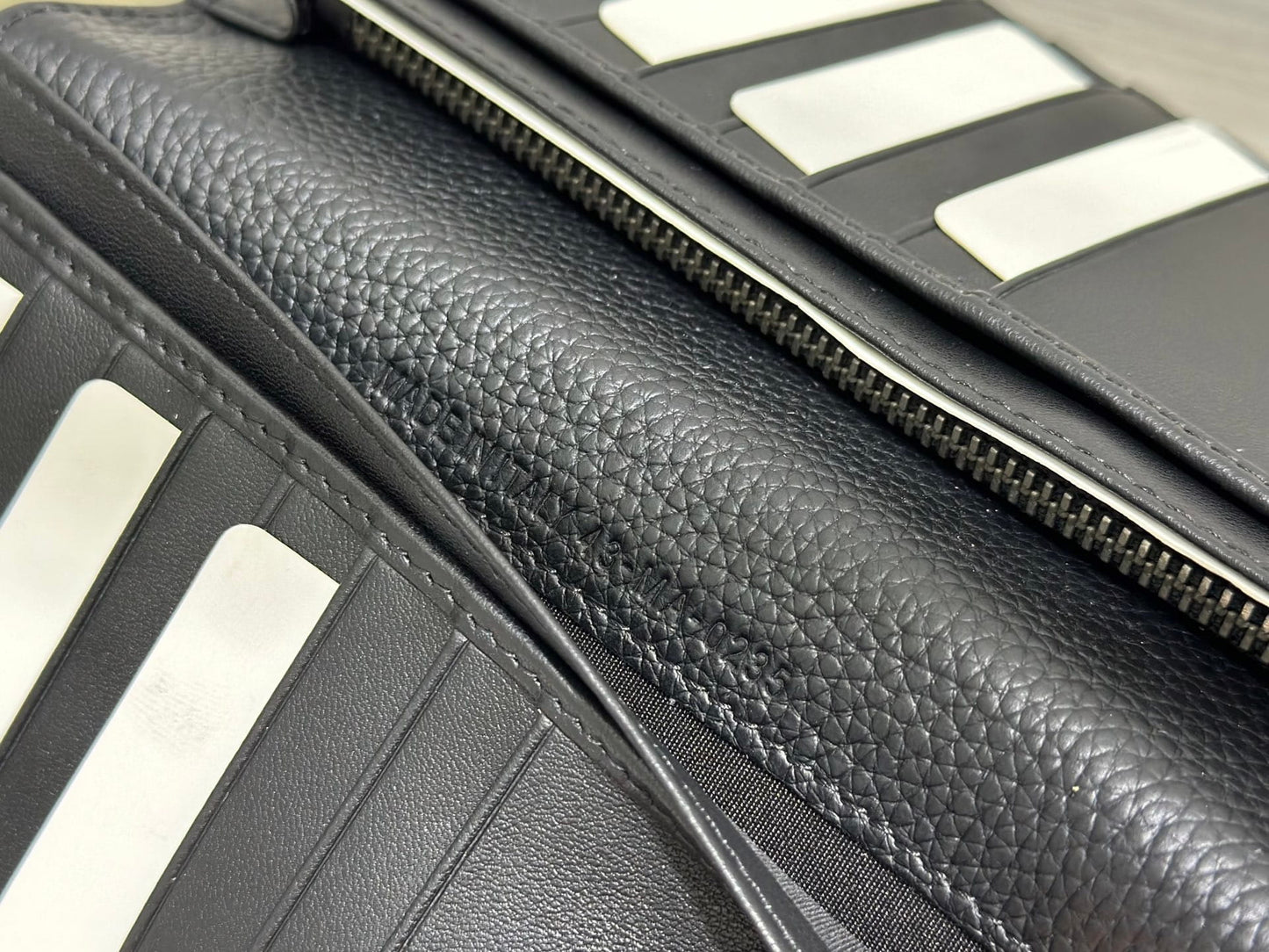 Dior Long Bifold Wallet - Beige & Black Oblique Jacquard Canvas