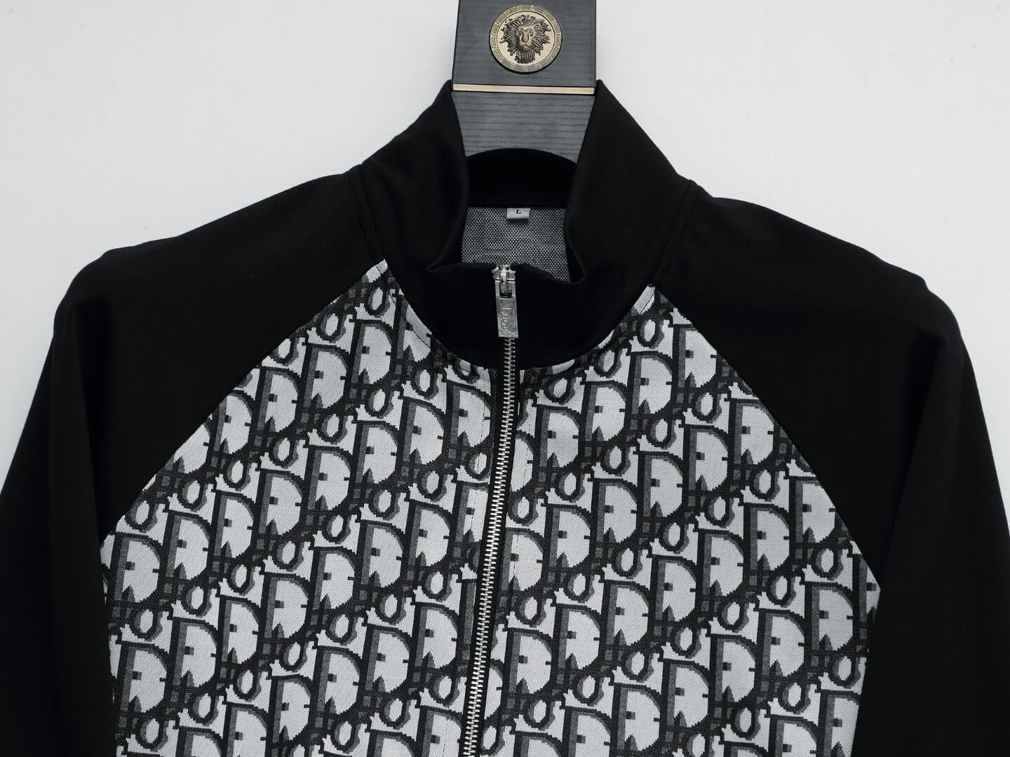 Dior Oblique Panel Technical Jersey Tracksuit Black