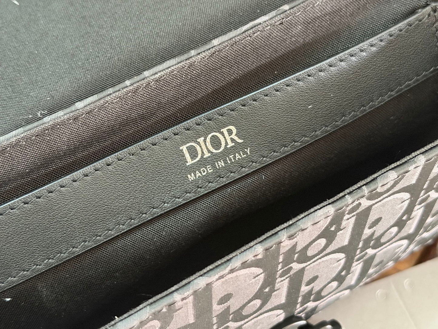 Dior Trek Messenger Bag with Flap - Black Dior Oblique Nylon
