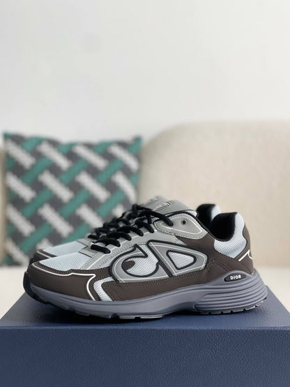 Dior B30 Anthracite Grey Trainers