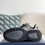 Dior B30 Countdown Sneaker – Anthracite Grey, Silver Mesh & Black