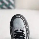 Dior B30 Countdown Sneaker – Anthracite Grey, Silver Mesh & Black