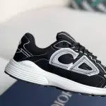 Dior B30 Countdown Sneaker – Black Technical Mesh & Fabric