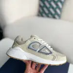 Dior B30 Countdown Sneaker – Cream Technical Mesh & Fabric