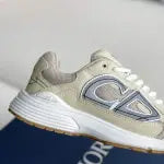 Dior B30 Countdown Sneaker – Cream Technical Mesh & Fabric