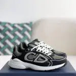 Dior B30 Countdown Sneaker – Forest Green, Black & White Technical Mesh