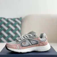 Dior B30 Countdown Sneaker – Grey & Light Pink Technical Mesh