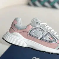 Dior B30 Countdown Sneaker – Grey & Light Pink Technical Mesh