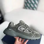 Dior B30 Countdown Sneaker – Khaki Green Technical Mesh & Fabric