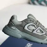 Dior B30 Countdown Sneaker – Khaki Green Technical Mesh & Fabric