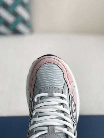 Dior B30 Grey Light Pink Sneakers