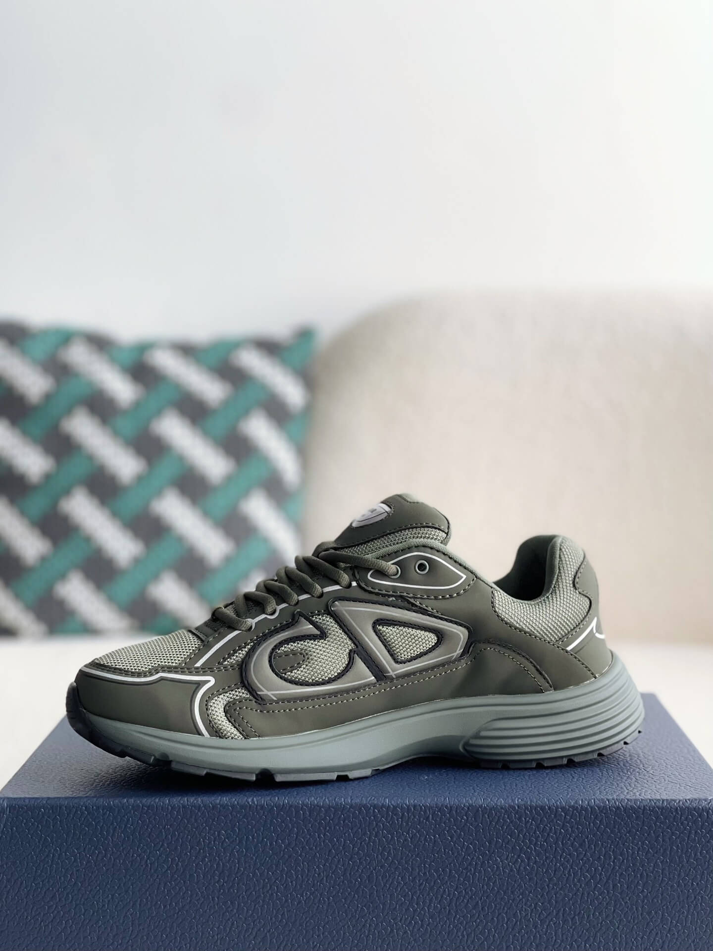 Dior B30 Khaki Green Sneaker