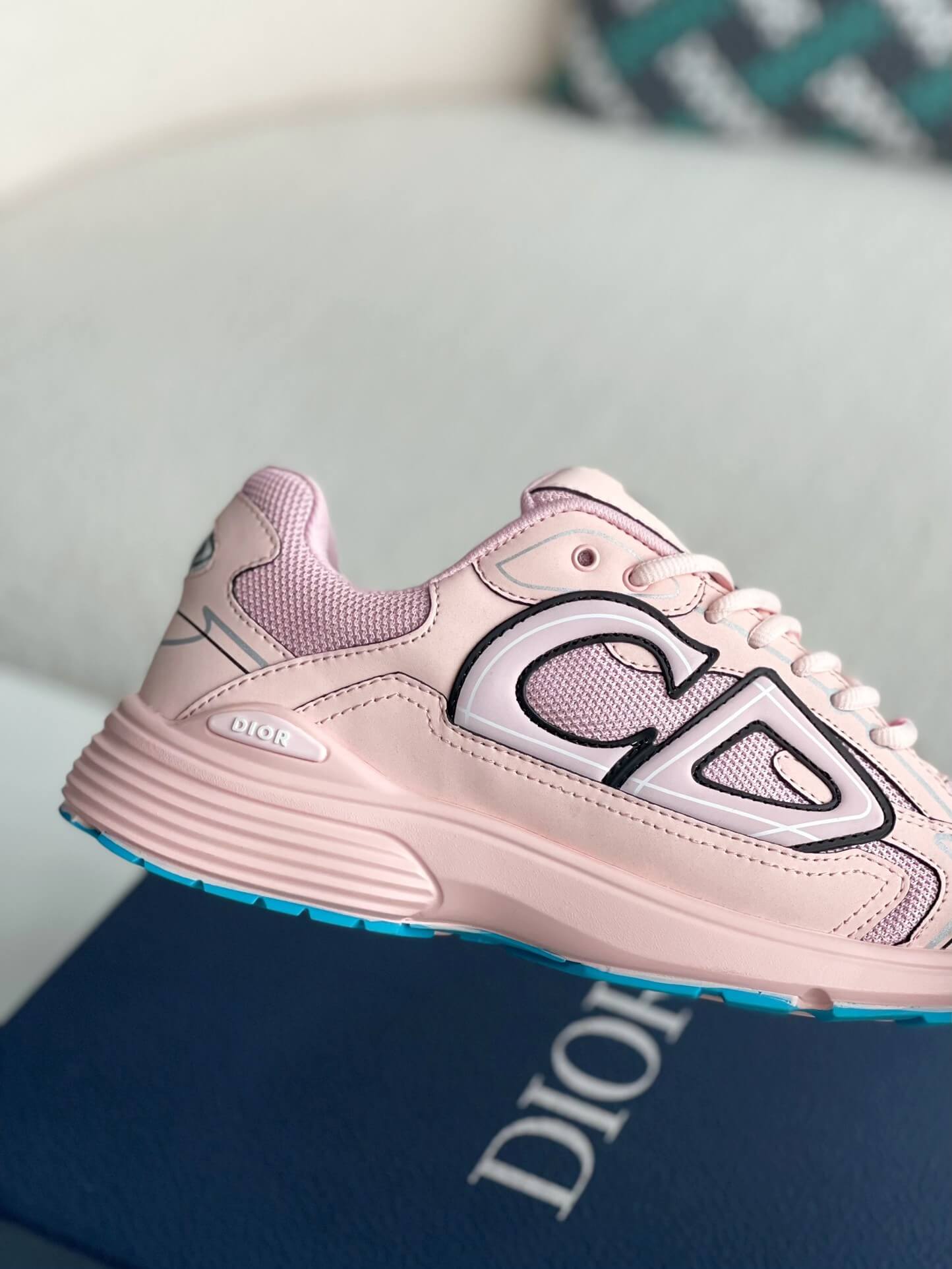 Dior B30 Pale Pink Blue Sneaker