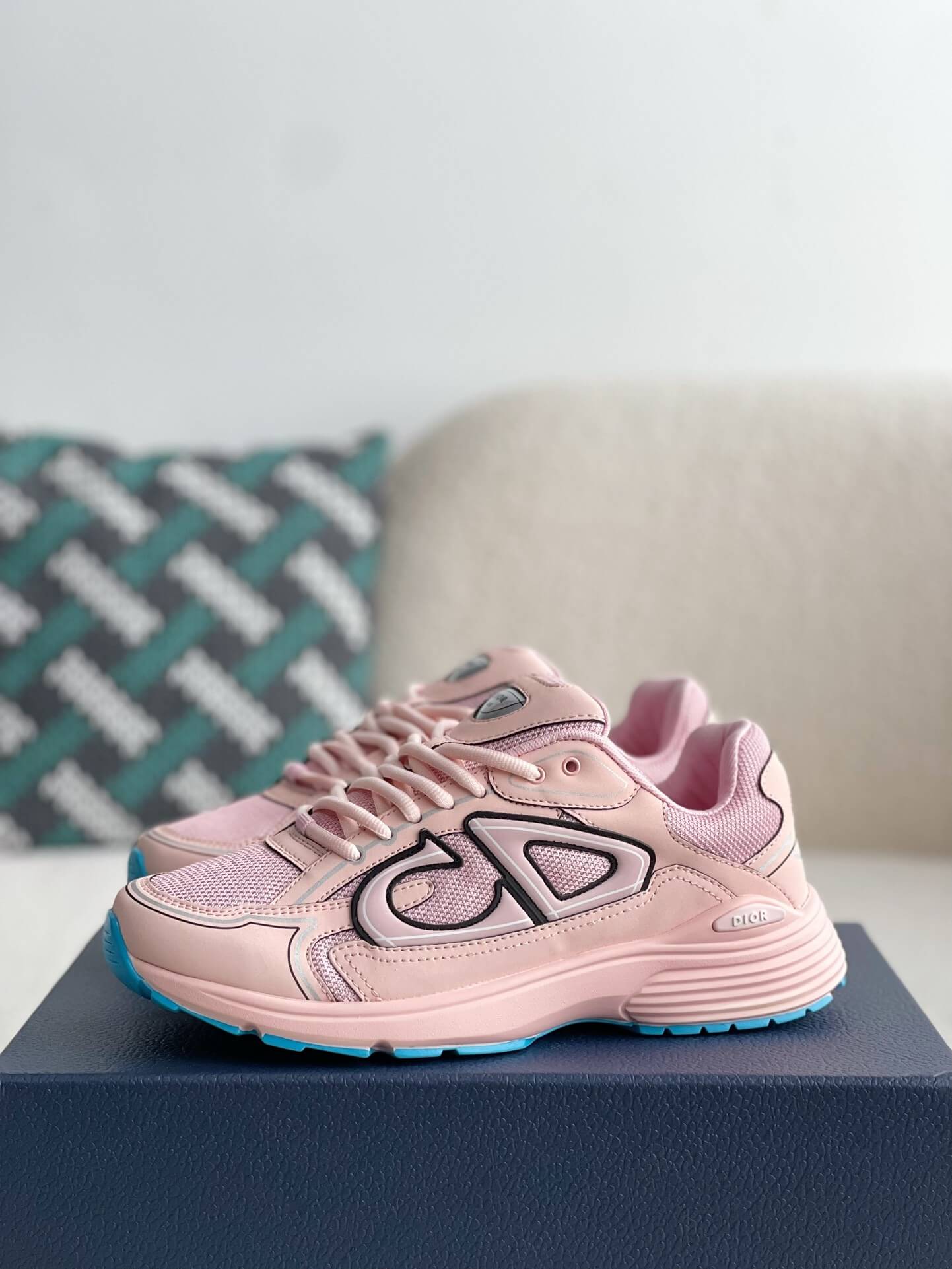 Dior B30 Pale Pink Blue Sneaker