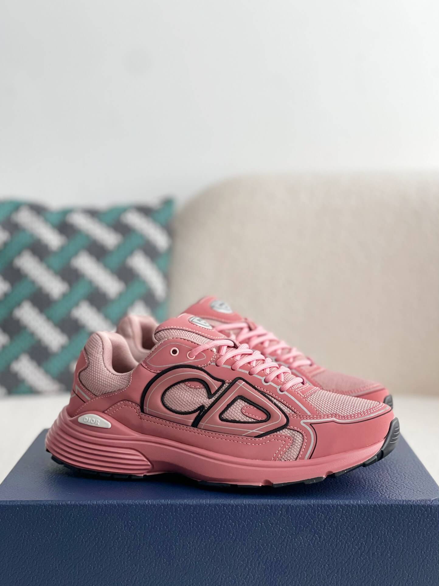 Dior B30 Pink Mesh Sneaker