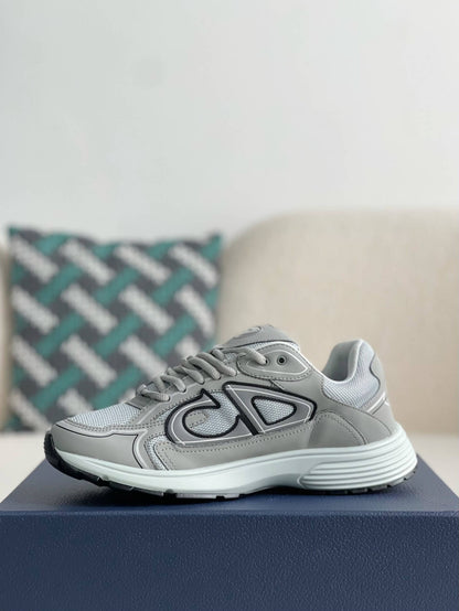 Dior B30 Sneaker Gray Mesh and Technical Fabric Trainer