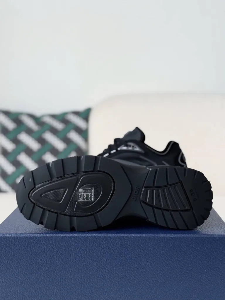 Dior B30 Sneaker – All-Black Technical Mesh