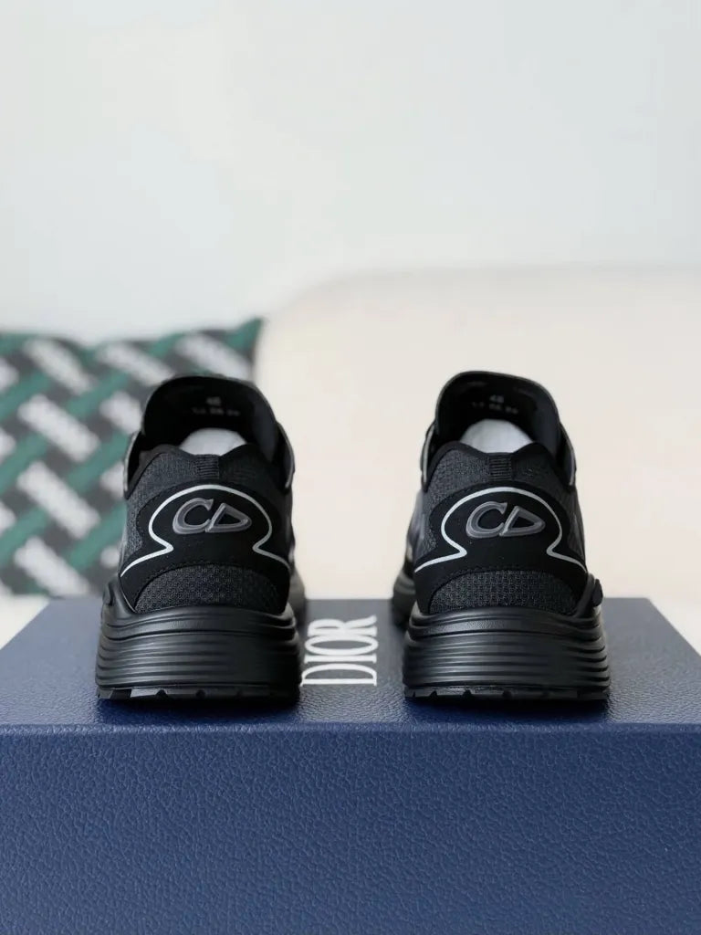 Dior B30 Sneaker – Triple Black Technical Mesh