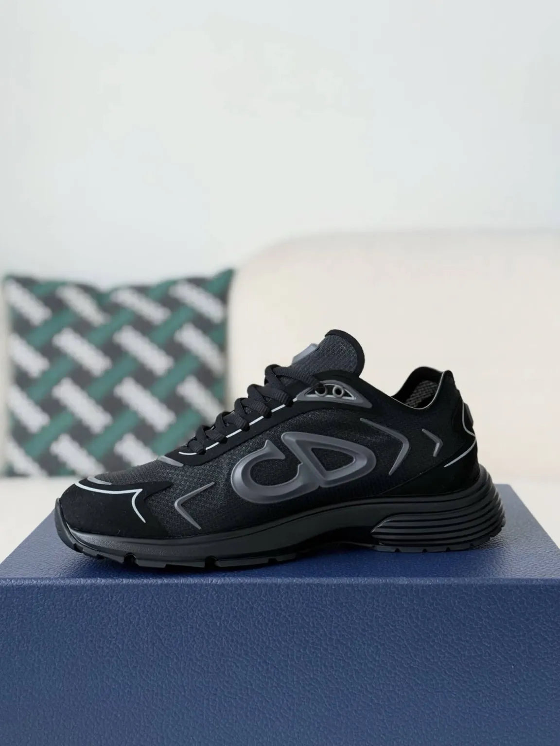 Dior B30 Sneaker – Triple Black Technical Mesh