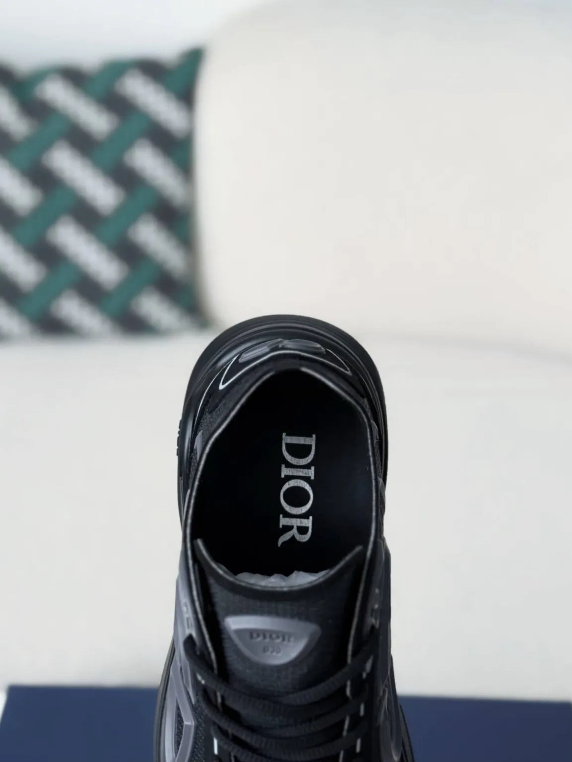 Dior B30 Sneaker – Triple Black Technical Mesh